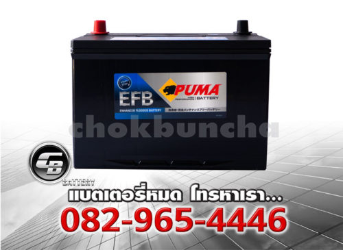 ราคาแบตเตอรี่รถยนต์ Puma EFB T110 145D31L SMF BV