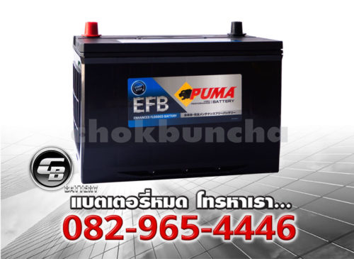 ราคาแบตเตอรี่รถยนต์ Puma EFB T110 145D31L SMF Per