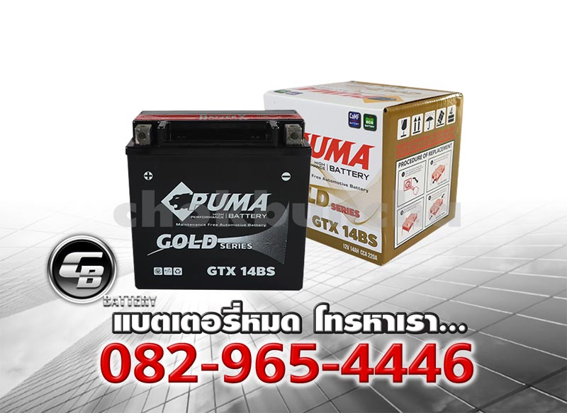Puma Battery Auxiliary GTX14BS BV Puma Battery Auxiliary GTX14BS BV