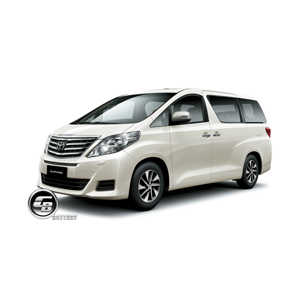 แบตเตอรี่รถยนต์ Alphard 2.4L 2008-2015